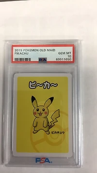 2019 Pokemon Old Maid Pikachu PSA