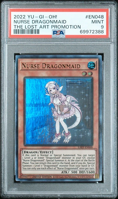 2022 Yu-gi-oh! The Lost Art Promotion En048 Nurse Dragonmaid PSA 9