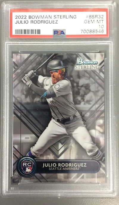 2022 Bowman Sterling Bsr32 Julio Rodriguez PSA 10