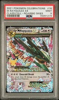 2021 Pokemon Celebrations Classic Collection 76 M Rayquaza Ex PSA