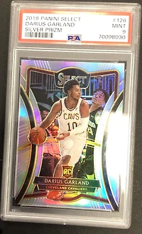 2019 Panini Select 126 Darius Garland Silver Prizm PSA 9