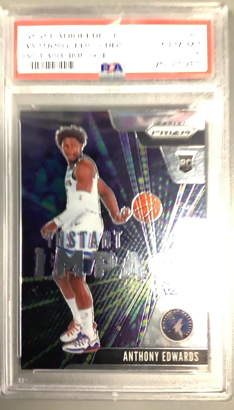 2020 Panini Prizm Instant Impact 1 Anthony Edwards PSA