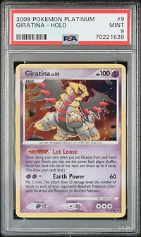 2009 Pokemon Platinum 9 Giratina PSA 9