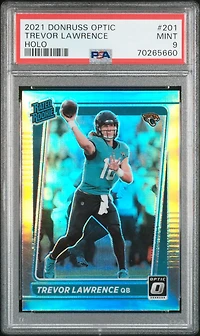 2021 Panini Donruss Optic 201 Trevor Lawrence Holo PSA