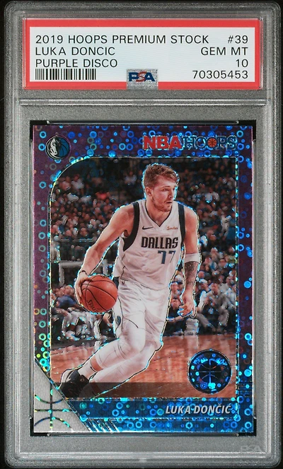 2019 Panini Hoops Premium Stock 39 Luka Doncic PSA 10