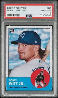 2022 Topps Archives Bobby Witt Jr. PSA