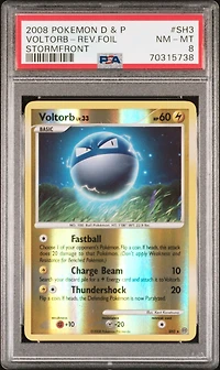 2008 Pokemon Diamond & Pearl Stormfront Sh3 Voltorb PSA 8