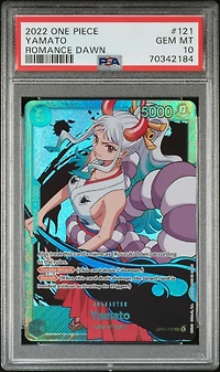 2022 One Piece Romance Dawn 121 Yamato PSA 10