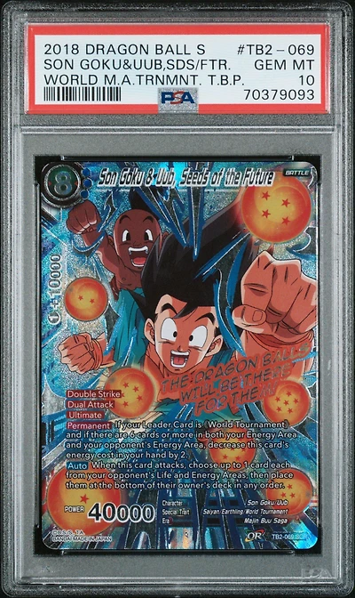 2018 Dragon Ball Super Card Game World Martial Arts Tournament Themed Booster Pack Tb2-069 Son Goku & Uub