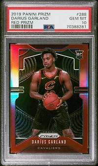 2019 Panini Prizm 288 Darius Garland Red Prizm PSA 10