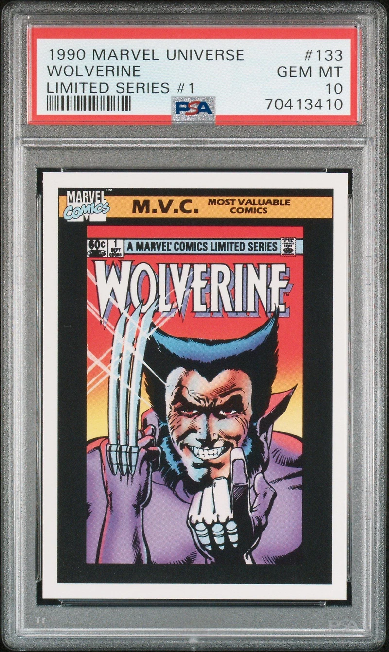 1990 Marvel Universe 133 Wolverine Limited Series #1 PSA 10