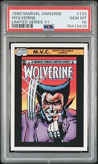 1990 Marvel Universe 133 Wolverine Limited Series #1 PSA 10