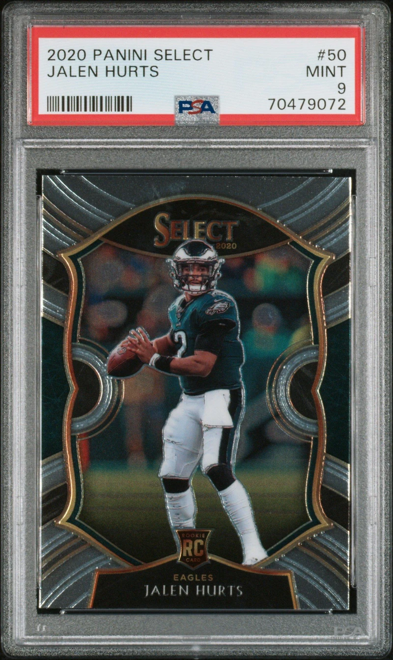 2020 Panini Select 50 Jalen Hurts PSA