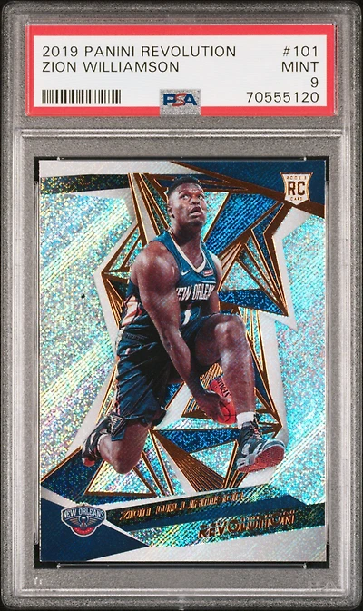 2019 Panini Revolution 101 Zion Williamson PSA 9