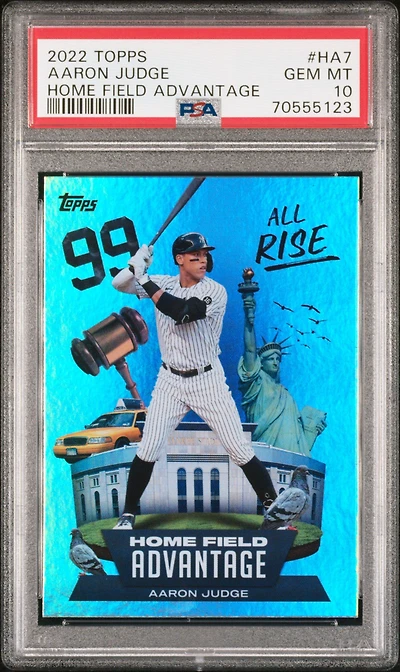 2022 Topps Home Field Advantage Ha7 Aaron Judge PSA