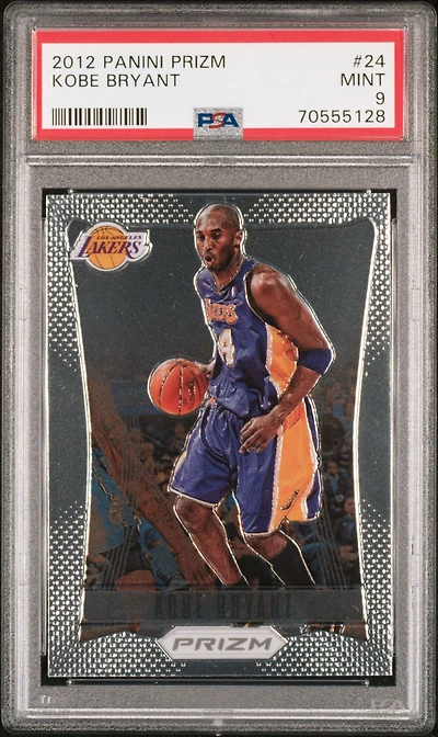 2012 Panini Prizm 24 Kobe Bryant PSA 9