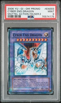 2006 Yu-gi-oh! Mattel Action Figure Series 2 Promo En003 Cyber End Dragon PSA 9