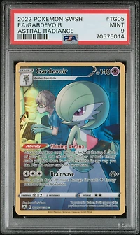 2022 Pokemon Sword & Shield Astral Radiance Tg05 Full Art/gardevoir PSA