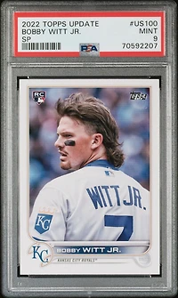 2022 Topps Update Us100 Bobby Witt Jr. Sp PSA