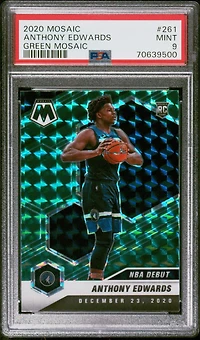 2020 Panini Mosaic 261 Anthony Edwards PSA