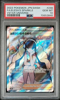 2022 Pokemon Japanese Sword & Shield Vstar Universe 246 Full Art/elesa's Sparkle PSA
