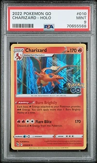 2022 Pokemon Go 010 Charizard PSA