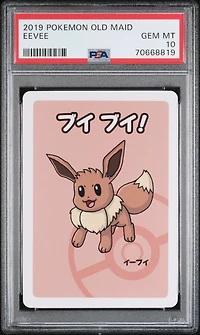 2019 Pokemon Old Maid Eevee PSA 10