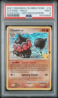 2021 Pokemon Celebrations Classic Collection 15 Claydol-holo PSA