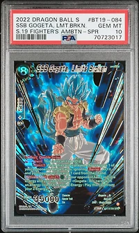 2022 Dragon Ball Super Card Game Series 19 Fighter's Ambition Bt19-084 Ssb Gogeta