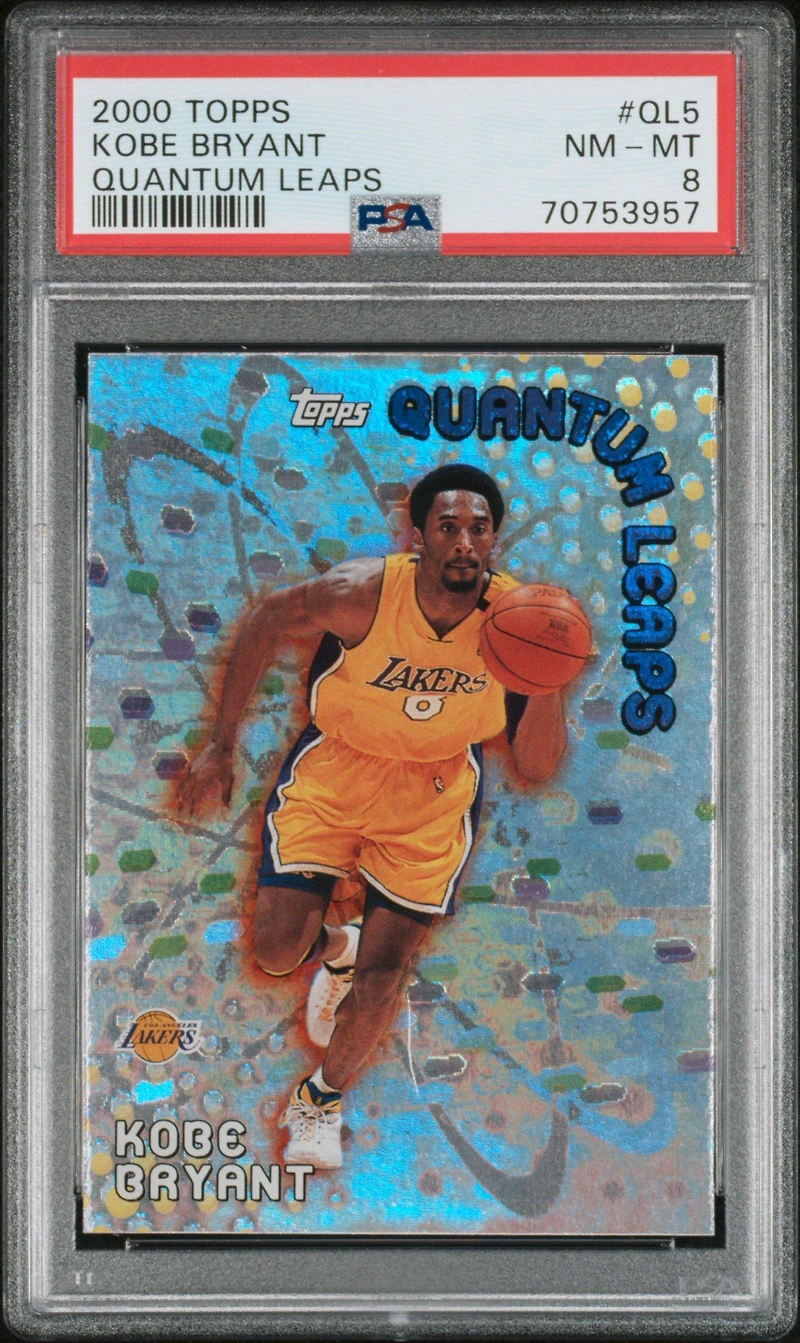 2000 Topps Quantum Leaps Ql5 Kobe Bryant PSA 8