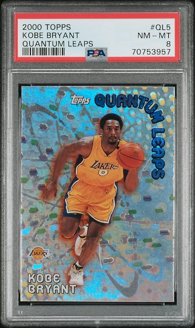 2000 Topps Quantum Leaps Ql5 Kobe Bryant PSA 8