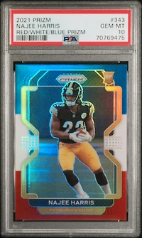 2021 Panini Prizm 343 Najee Harris PSA 10