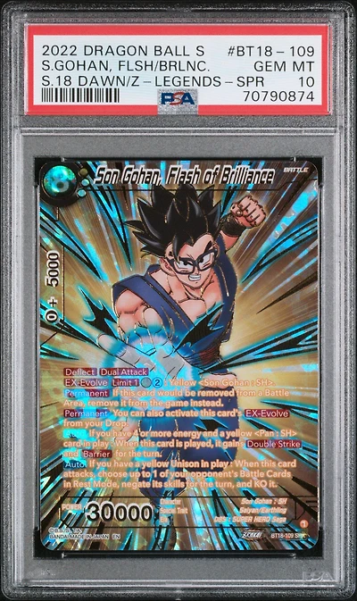 2022 Dragon Ball Super Card Game Series 18 Dawn Of The Z-legends Bt18-109 Son Gohan