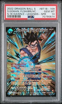 2022 Dragon Ball Super Card Game Series 18 Dawn Of The Z-legends Bt18-109 Son Gohan