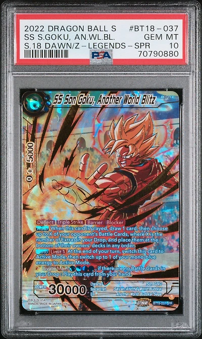 2022 Dragon Ball Super Card Game Series 18 Dawn Of The Z-legends Bt18-037 Ss Goku