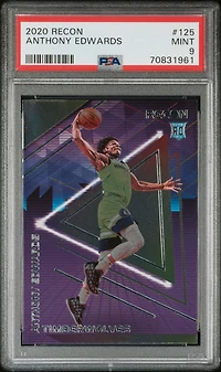2020 Panini Recon 125 Anthony Edwards PSA 9