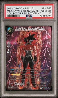 2022 Dragon Ball Super Card Game Collector's Selection Vol.2 P-263 Masked Saiyan, Brainwashed No More PSA 10