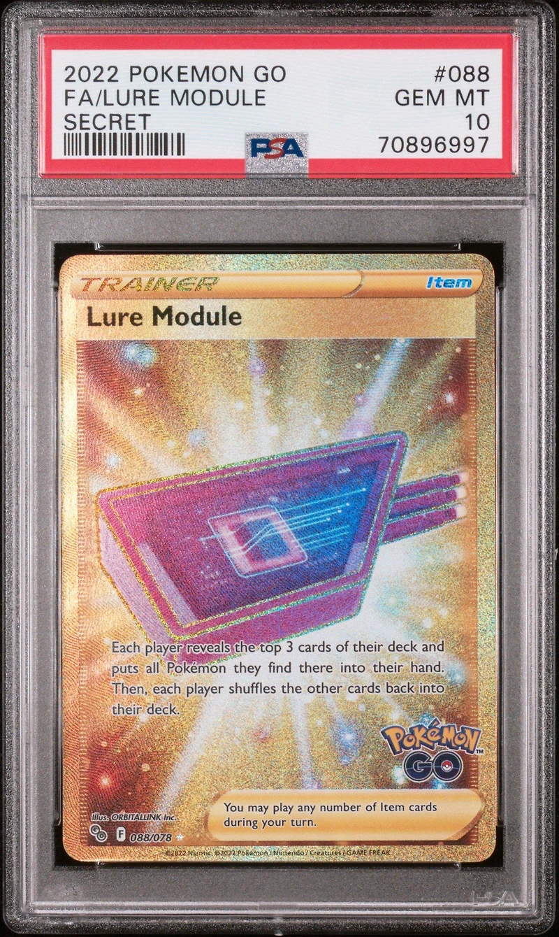 2022 Pokemon Go 088 Full Art/lure Module Secret PSA