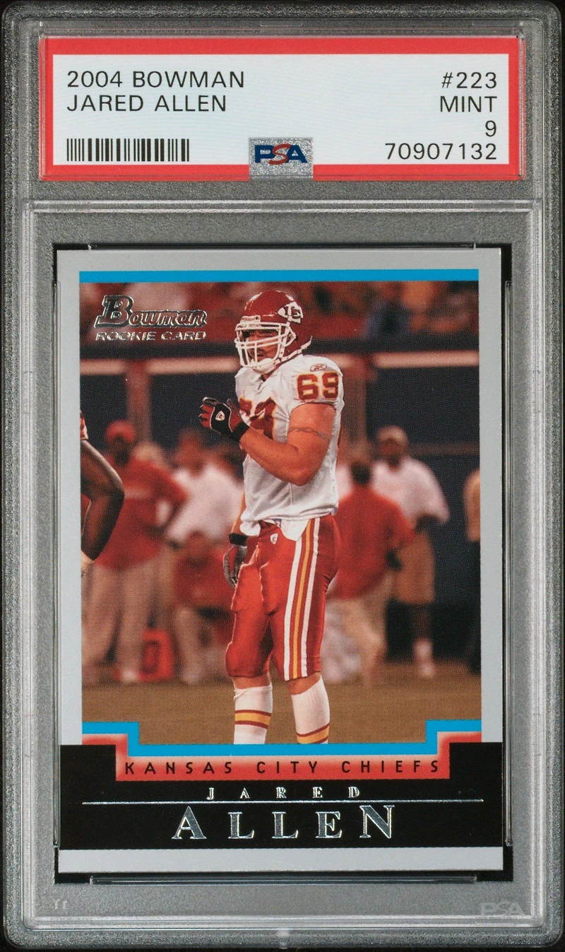 2004 Bowman 223 Jared Allen PSA 9