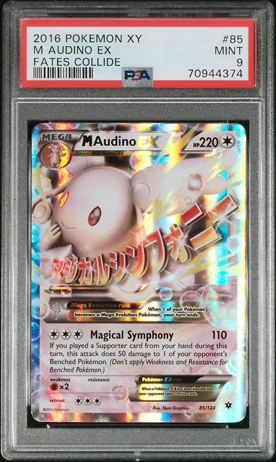 2016 Pokemon Xy Fates Collide 85 M Audino Ex PSA