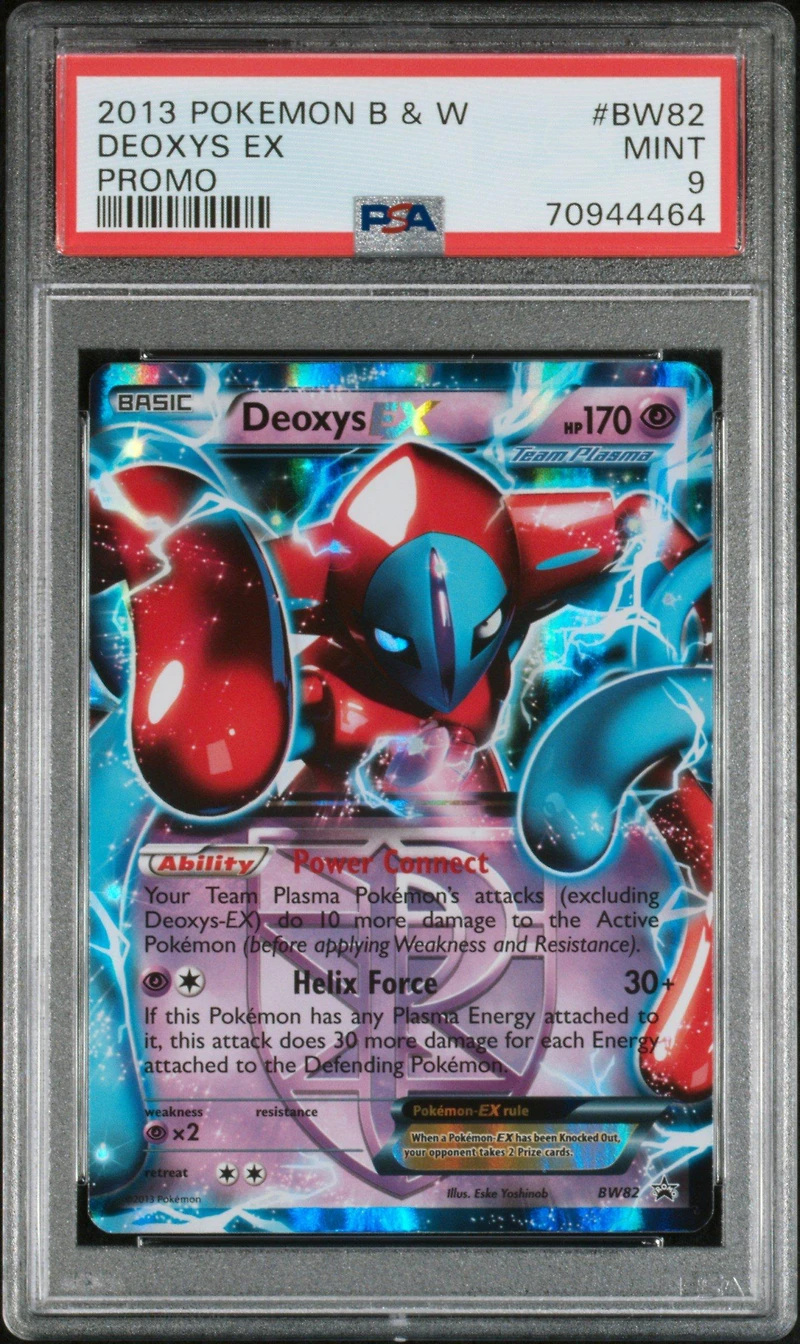 2013 Pokemon Black & White Promo Bw82 Deoxys Ex PSA 9