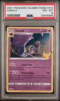 2021 Pokemon Celebrations 015 Lunala PSA