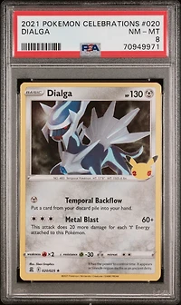 2021 Pokemon Celebrations 020 Dialga PSA