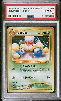 2000 Pokemon Japanese Neo 3 189 Jumpluff PSA 10