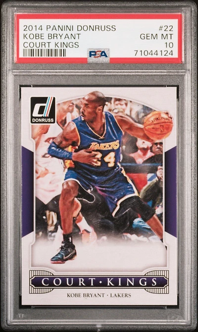 2014 Panini Donruss Court Kings 22 Kobe Bryant PSA 10