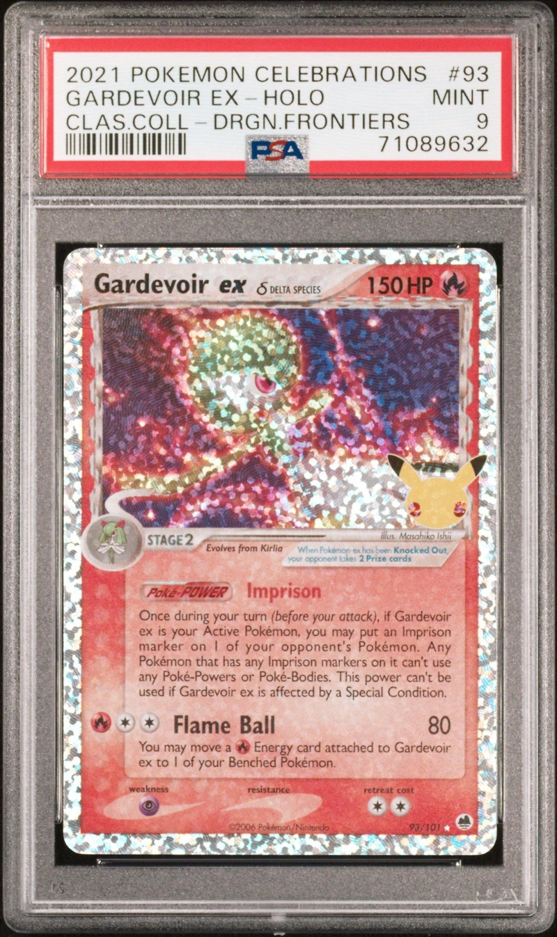 2021 Pokemon Celebrations Classic Collection 93 Gardevoir Ex-holo PSA