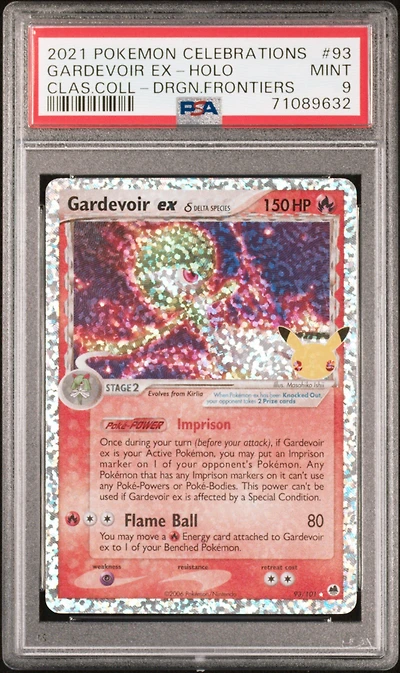 2021 Pokemon Celebrations Classic Collection 93 Gardevoir Ex-holo PSA