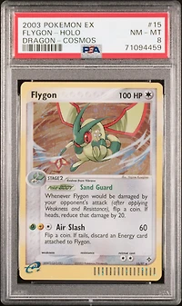 2003 Pokemon Ex Dragon 15 Flygon-holo Cosmos PSA