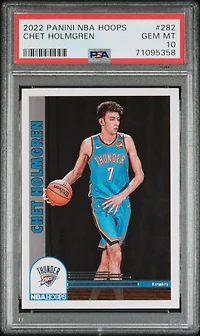 2022 Panini Nba Hoops 282 Chet Holmgren PSA