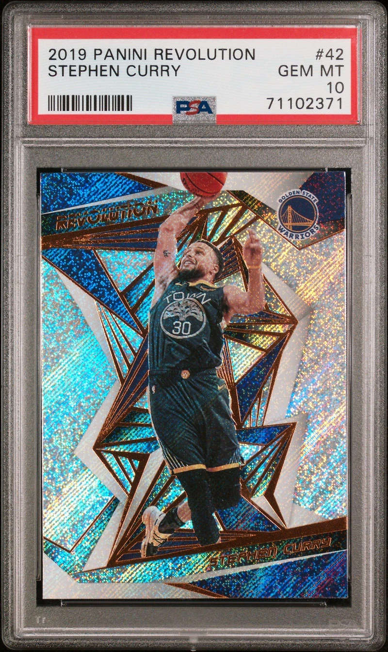 2019 Panini Revolution 42 Stephen Curry PSA 10